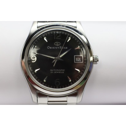 Orient Star Watch Black 34mm WZ0011NR Pre-owned