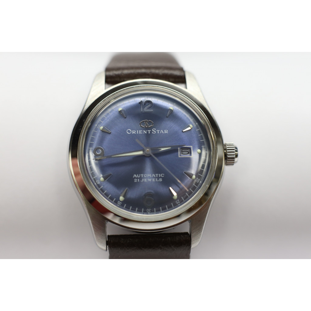 Orient Star Woman's Watch WZ0011NR Blue Pre-owned